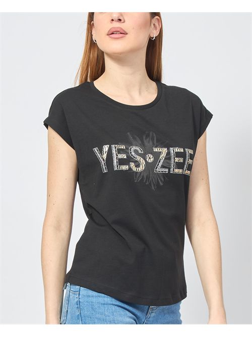 T-shirt girocollo Yes Zee in morbido cotone YES ZEE | T212-JX000801